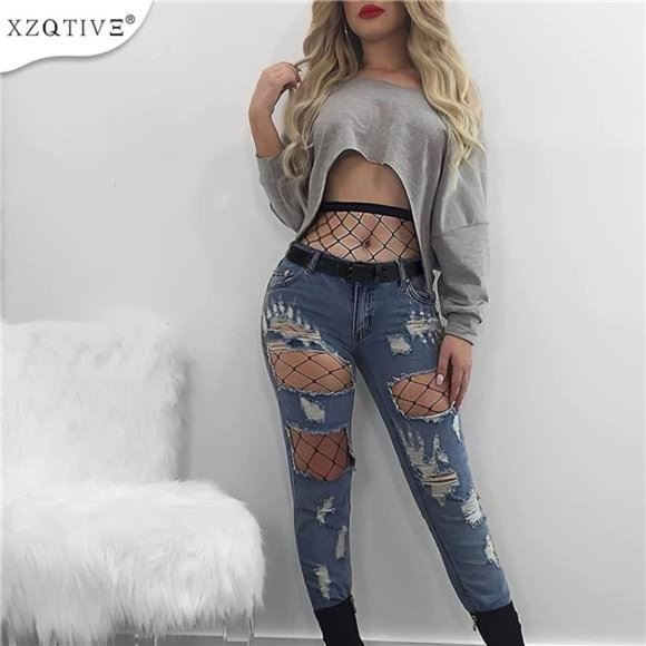 XZQTIVE Double Grommet PU Leather Belt Punk metal Jean Belt Wide 1.5 Inch